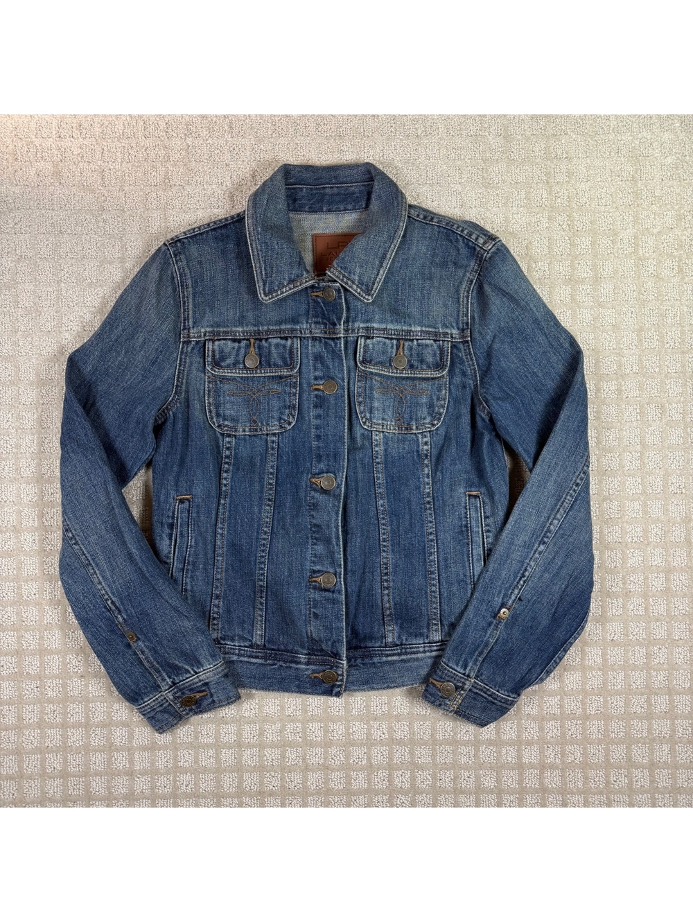 LRL Lauren Jeans Co Denim Jacket Womenโs Medium NWT